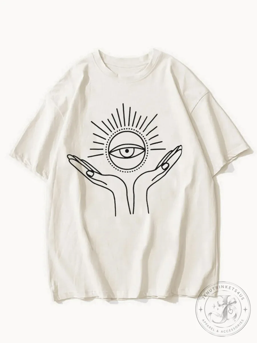Eye Of The Beholder Graphic Print Short Sleeve T-Shirt